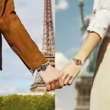 Sun Moon Vibrating Touch Bracelets for Long Distance Couples